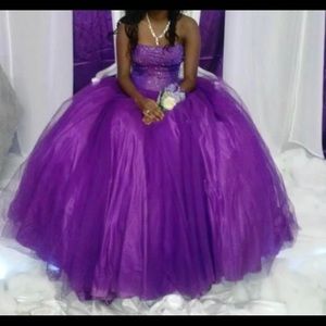 Purple sparkle dress